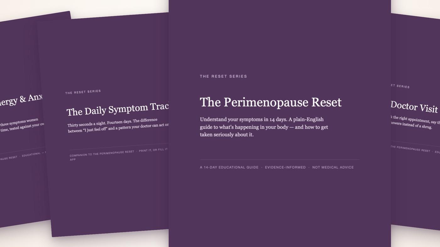The Perimenopause Reset — the four-PDF bundle